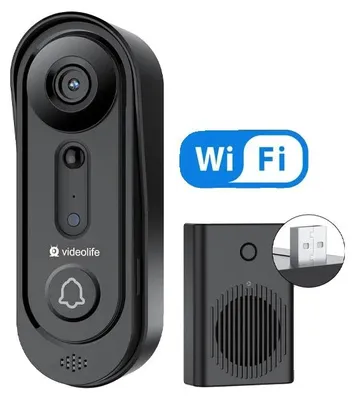 Obrázok produktu pre Videozvonenie, 1080P HD, obojsmerný zvuk, kamera pri zvonení