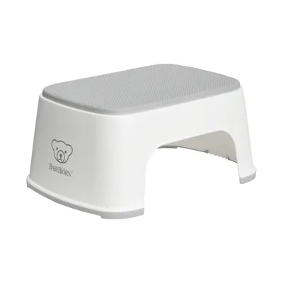 Produktbild von BabyBjörn Tritthocker Weiß / Grau