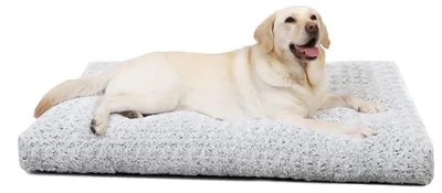 Image de Grand lit pour chien avec base antidérapante, dimensions 90 x 60 cm