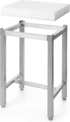 Obrázok produktu pre Blok na krájanie z polyetylénu, základný rám, 500x400x(H)750mm