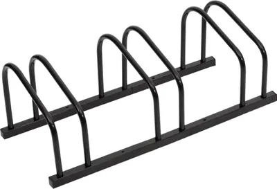 Produktbild von Fahrradständer für 3 Fahrräder Schwarz Stahl