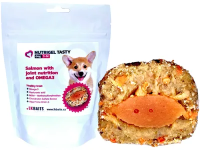 Obrázek produktu pro LK Baits Pet Nutrigel Dog,Losos s Kloubní Výživou a OMEGA-3,S-M,150g