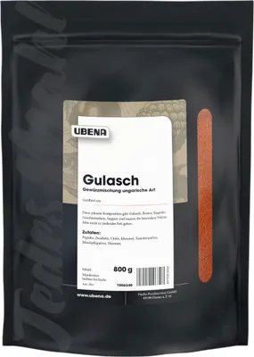 Produktbild von Ubena Gulasch Gewürzmischung ungarische Art würziges Aroma 800g
