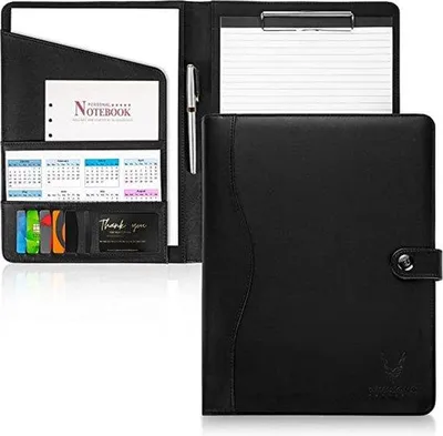 Produktbild von Famanu Schreibmappe - Business Padfolio mit Dokumentenorganizer