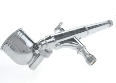 Zdjęcie produktu dla Aerograf Sparmax DH125, podwójnego działania, chromowany, dysza 0,5 mm