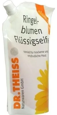 Productafbeelding van DR. THEISS Calendula Vloeibare Zeep voor droge en gevoelige huid, 500 ml vloeibare zeep