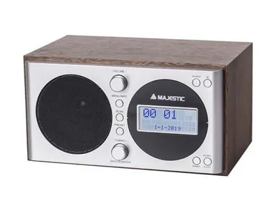 Produktbild von New Majestic WR-162 DAB Digital Silber, Holz