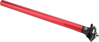 Zdjęcie produktu dla Sztyca podsiodłowa LUNJE do rowerów górskich, regulowana rura sztycy ze stopu aluminium, 27,2 x 400 mm, czerwona