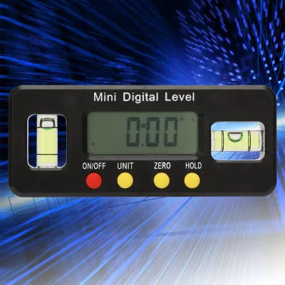 Obrázek produktu pro 360 stupňů Mini digitální úhloměr Inklinometr Magnetické dno (100 mm)