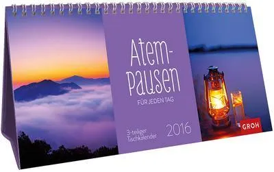 Immagine prodotto di "Atempausen per ogni giorno 2016: Calendario da tavolo."