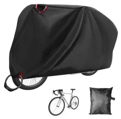 Produktbild von Fahrradabdeckung Wasserdicht für 1-2 Fahrräder, 210D, 200x110x70cm, mit Aufbewahrungsbeutel