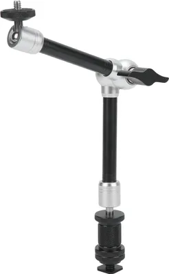 Produktbild von Verstellbarer 11-Zoll-Reibungsarm aus Aluminiumlegierung für die Kamera mit Kaltschuhhalterung und 1/4-Zoll-Schraube