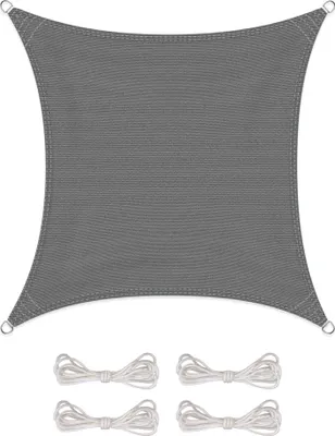 Produktbild von Sonnensegel BASIC HDPE Quadrat 2x2 anthrazit High Density Polyethylen 150g/m²