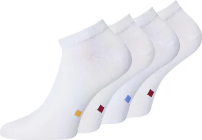 Produktbild von KB Sneaker Socken Herren weiß mit Sortierpunkt Baumwolle Kurzsocken  8 Paar 43-46
