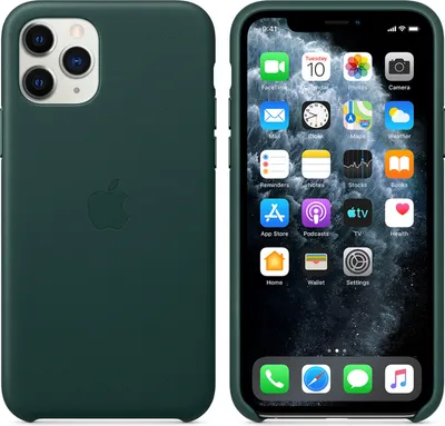 Produktbild von Apple Leather Case for iPhone 11 Pro forest green