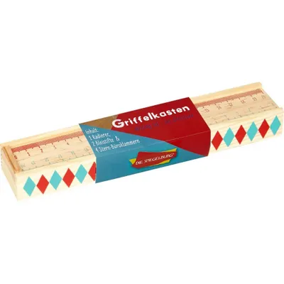 Produktbild von Coppenrath Verlag Die Spiegelburg - Griffelkasten Bunte Geschenke mit Utensilien, aus Holz