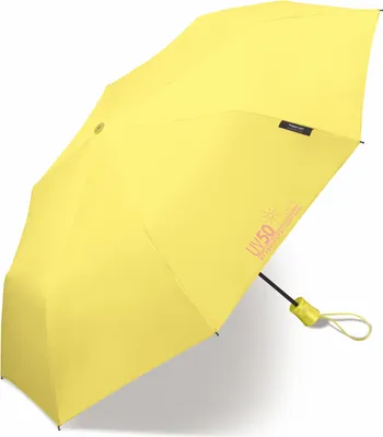 Produktbild von Happy Rain Mini AC UV50 Protect Automatik Taschenschirm Lemon