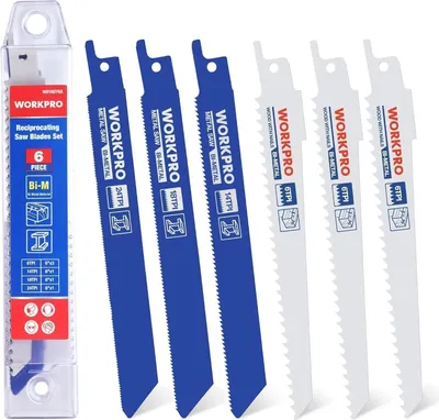 Obrázok produktu pre WORKPRO Súprava pílových kotúčov 6-dielna kompatibilná s bimetalovým úložným boxom