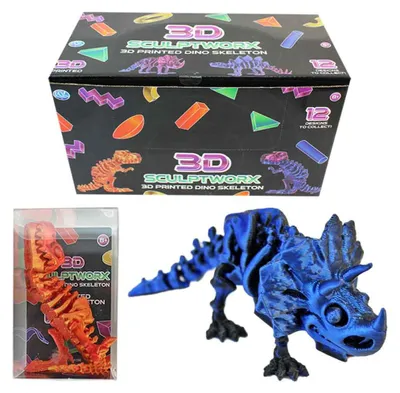 Obrázok produktu pre 36 Stück 3D Dino Skelett - 12 Motive - ca. 11 cm