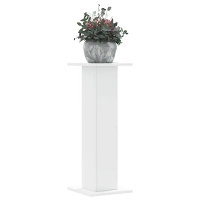Produktbild von (NEU 2026) Pflanzenständer 2 Stk., Weiß 30x30x80 cm - Holzwerkstoff - Beete - 15.55 kg