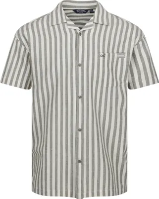 Obrázek produktu pro Regatta - Pánská košile "Shorebay II" s krátkým rukávem RG11066 (XXL) (Animal world grey/antique white)