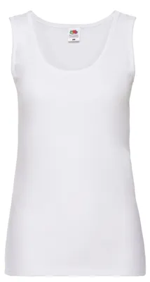 Immagine prodotto di Fruit of the Loom - Top senza maniche "Valueweight" da donna LT1771 (M) (bianco)