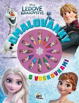 Obrázek produktu pro Omalovánky s voskovkami Ledové království