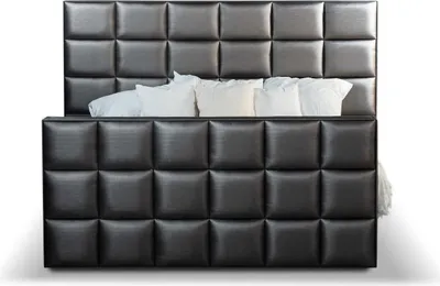 Produktbild von Schlafzimmer Betten Kunstleder Luxus Bett Boxspringbett 180 x 200 cm