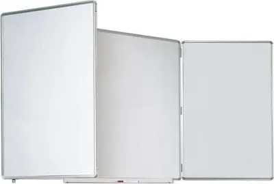 Produktbild von Whiteboard Klapptafel 3-teilig 2000x1200mm weiß Email