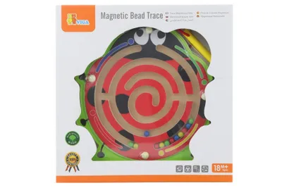 Immagine prodotto di Labirinto magnetico in legno coccinella