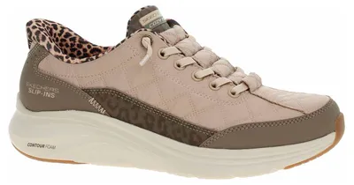 Produktbild von Skechers Slip-Ins: Contour Foam – Cozy Fit Leopard Dream, braun, Größe 40