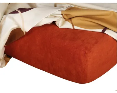 Zdjęcie produktu dla Prześcieradło frotte ceglane 60x120x10 cm