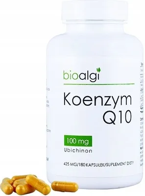 Obrázok produktu pre Koenzým Q10 (100 mg) Kapsule z bioalgae 180 ks.