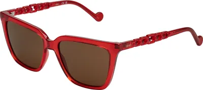 Produktbild von Liu Jo Rechteckige Damen-Sonnenbrille aus Acetat LJ780S