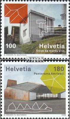 Produktbild von Briefmarken Schweiz 2009 Mi 2112-2113 (kompl.Ausg.) postfrisch Architektur