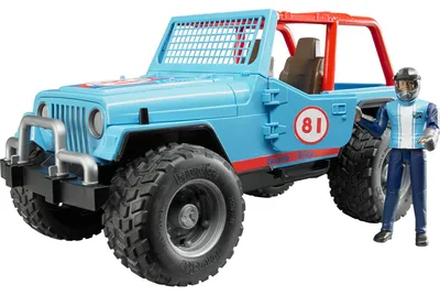 Produktbild von bruder Jeep Cross Country Racer mit Rennfahrer, Modellfahrzeug