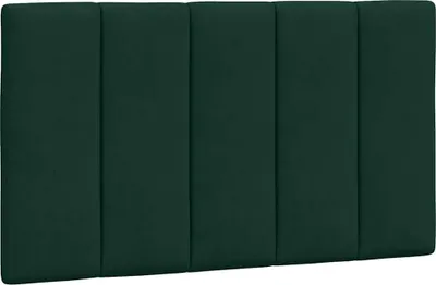 Produktbild von vidaXL Kopfteil-Kissen "Hanko" Dunkelgrün 80 cm Samt
