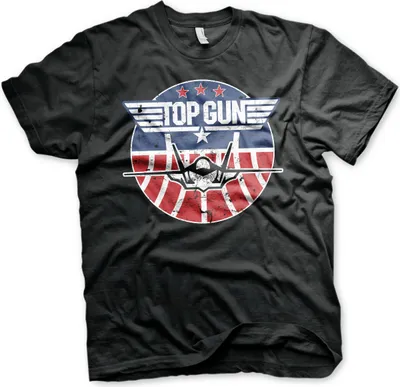Produktbild von Top Gun T-Shirt Herren Maverick - Tomcat schwarz XL