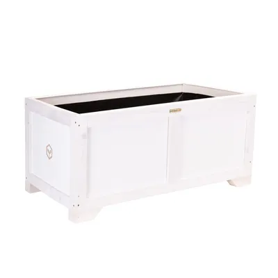 Obrázok produktu pre Greenspot Vintage Kvetináč Drevený 80x42x45cm 120l Biela