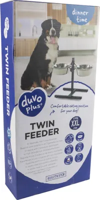 Produktbild von Duvo+ Twin Feeder H-Ständer schwarz, Größe: L