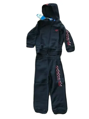 Produktbild von Adidas Kinder Trainingsanzug CP Infant Kit Gr. 92 , schwarz , G91805 , Neu
