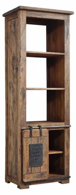 Produktbild von MASSIVMOEBEL24.DE Bücherregal Mango 60x41x180 natur lackiert RAILWAY #104