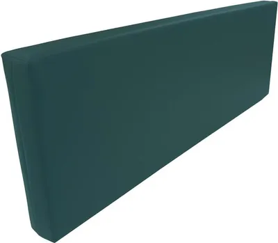 Produktbild von Rueckenlehne - Rueckenkissen für Palettenkissen (120x43x20/15 cm (Amazonas) MATRATZEN KISSEN Mit Kunstleder flammhemmend MVSS 302 - UV stabilisiert - SCHAUMSTOFF FÜR EUROPALETTEN Kissen