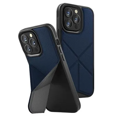 Produktbild von Uniq Transforma Magclick Ladetasche für Iphone 14 Pro - Blau