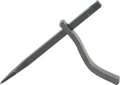Produktbild von Anschlaghaken 160 mm vierkant, feste Lasche