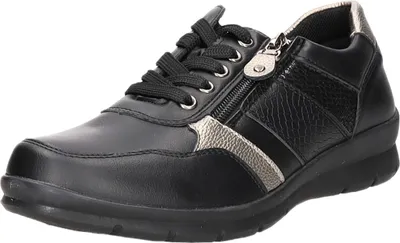 Produktbild von Alyssa Damen-Schnürhalbschuh Schwarz, Farbe:schwarz, EU Größe:39