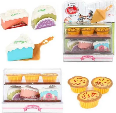 Produktbild von Toitoys Food Market Dessert-set Mehrfarbig Mehrfarbig One Size