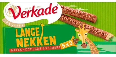 Imagen del producto de Galletas Verkade Dier&Co Lange Nekken 150 g - snack crujiente para grandes y pequeños