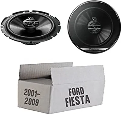Produktbild von Lautsprecher Boxen Pioneer TS-G1730F - 16,5cm 3-Wege Koax Paar PKW 300WATT Koaxiallautsprecher Auto Einbausatz - Einbauset passend für Ford Fiesta 6 Front Heck - justSOUND