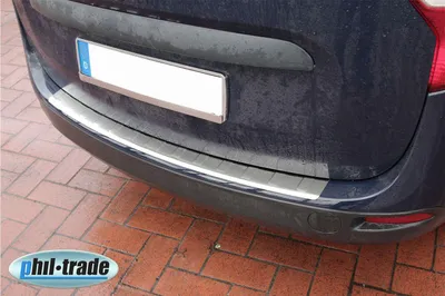 Immagine prodotto di Protezione paraurti in acciaio inox opaco per Dacia LODGY | dal 2012- | con smussatura